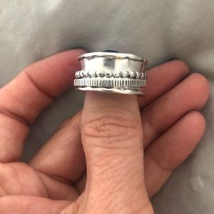 New silver ring